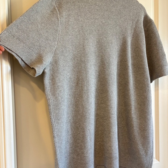 Alo Sports Club Sweater Knit Polo Grey Size XL - Picture 11 of 15